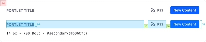 Widget Title Bar Definition And Metrics